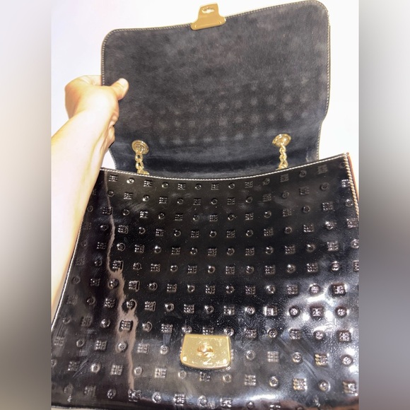 Arcadia Zola Embossed Black
Italian Leather Satchel
Crossbody NWOT - Picture 7 of 12